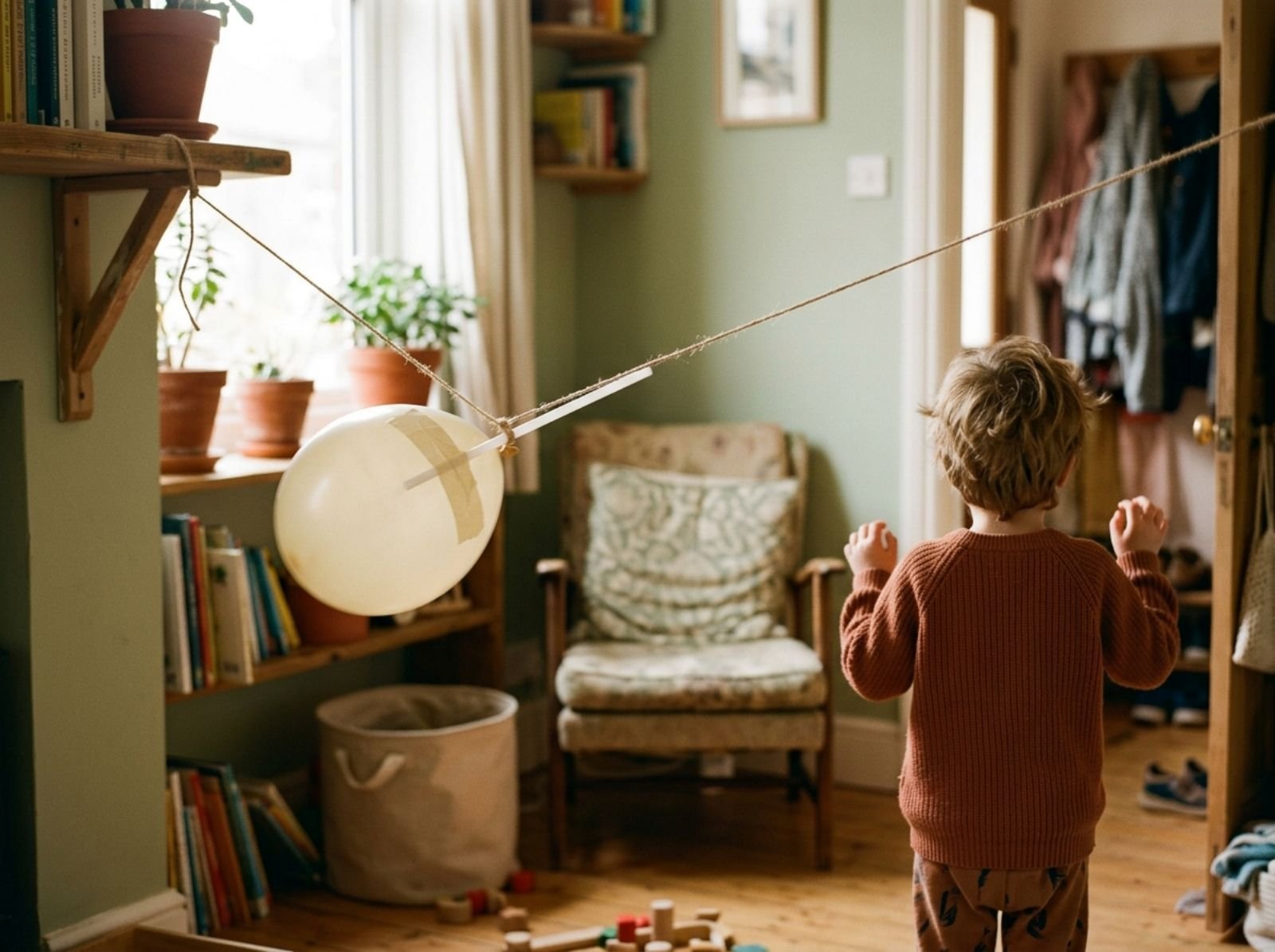 Balloon Rocket on a String