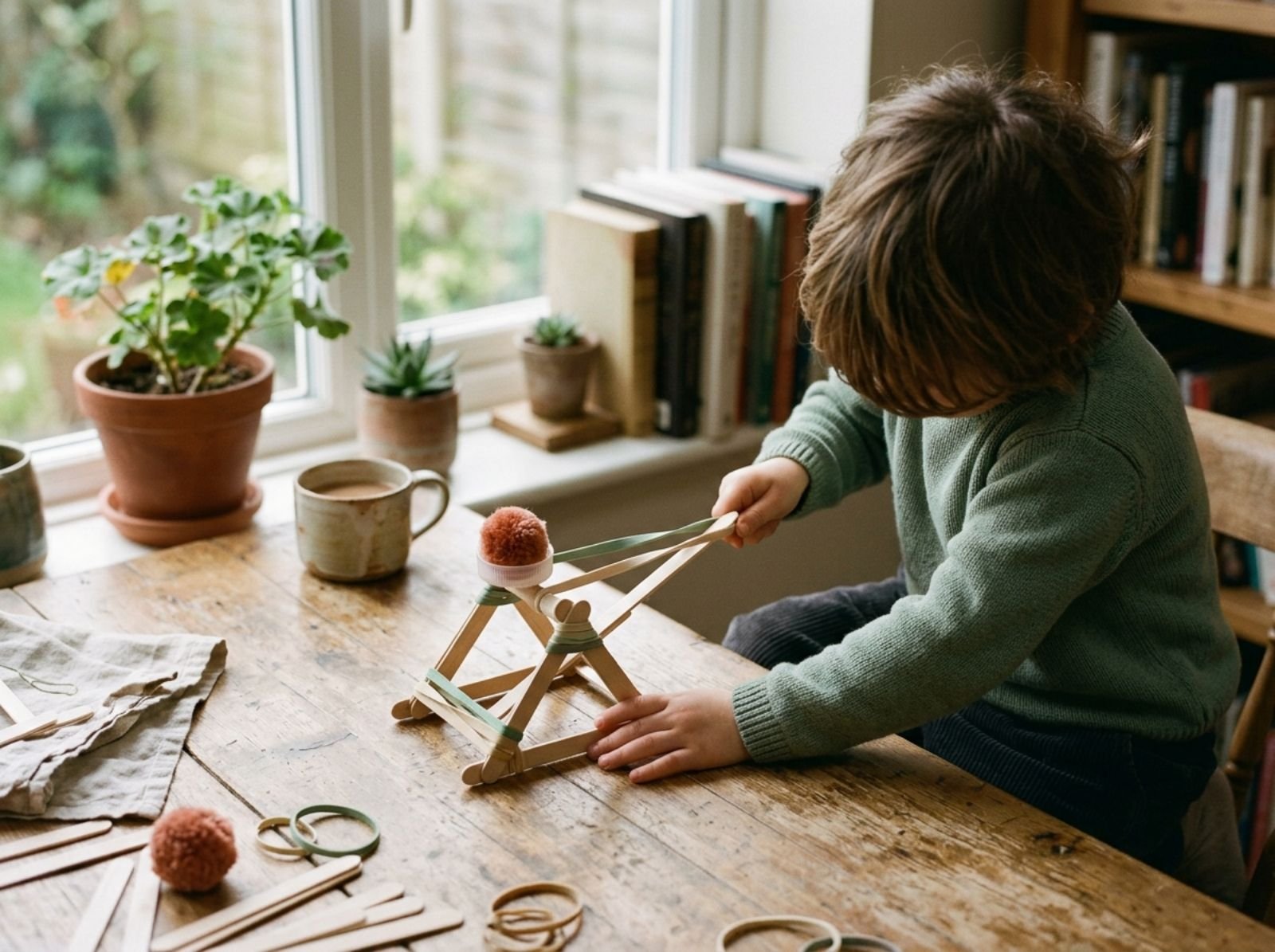 Build a Lolly Stick Catapult