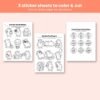 Cappy's World Tour Asia & Oceania b2_3_stickers.jpg Cappy's World Tour Asia & Oceania coloring book for kids