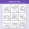 Cappy's World Tour The Americas b4_2_pages.jpg Cappy's World Tour The Americas coloring book for kids