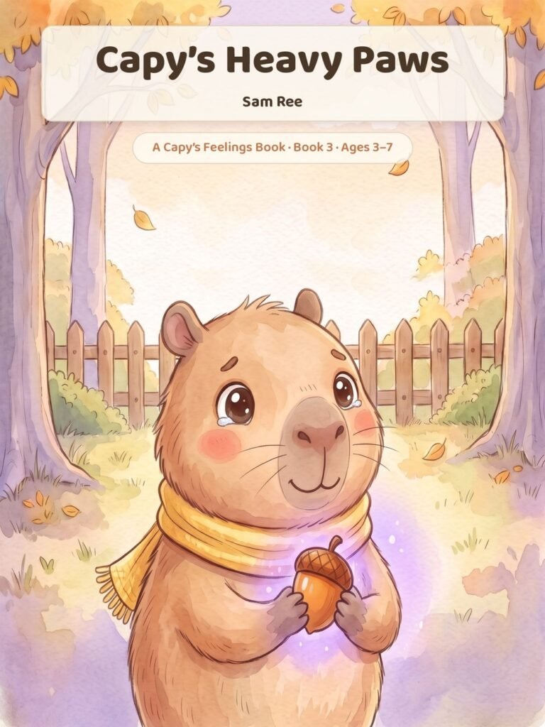 Cover of Capy's Heavy Paws, book three of A Capy's Feelings Book